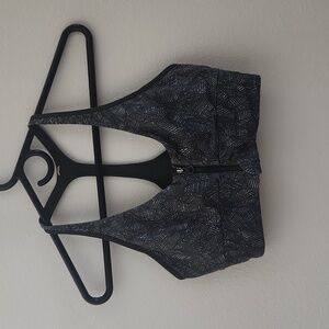 Lululemon Jungle Print Zip Up Sports Bra